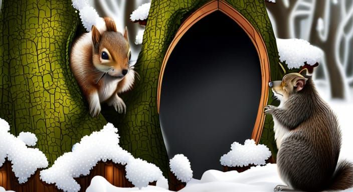 "Hey, the guy asked the AI for a squirrel and a DOG, but what the heck are you?"