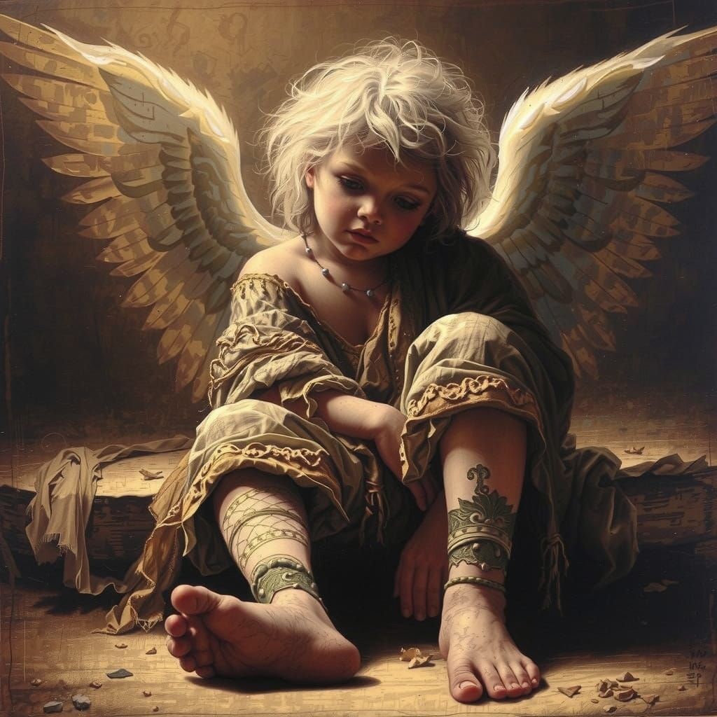 Angel in Classical Fantasy Style