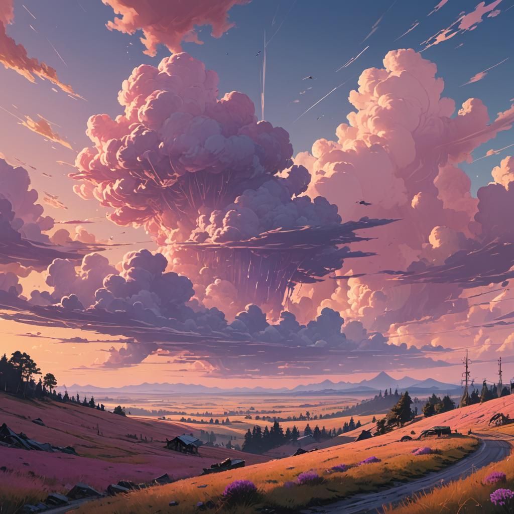 Panoramic Sky Concept Art: Dawn to Twilight