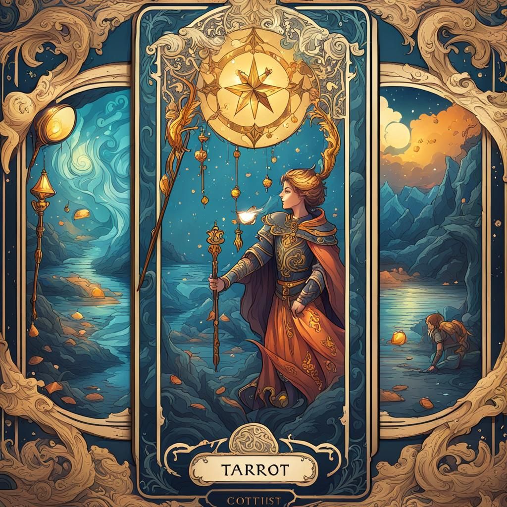 Dreamy Tarot Cards with Dynamic Lighting