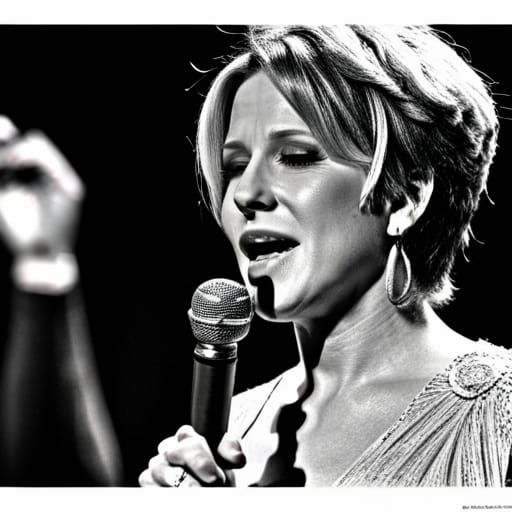 Barbara Streisand Sings on Stage in High Definition