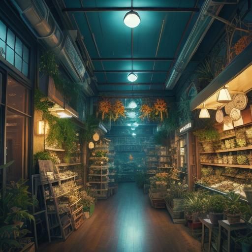 A ghost orchid shop