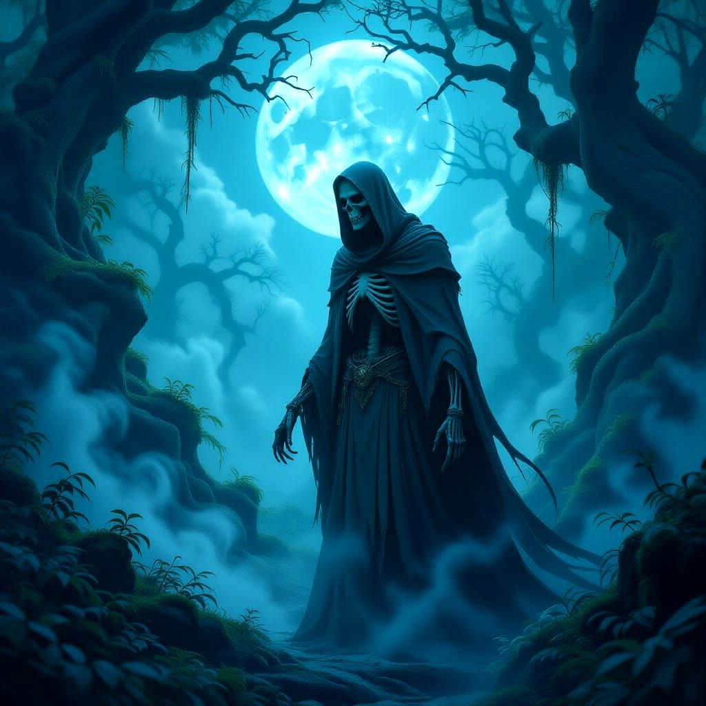 Ectomorph Creature in Natural Surroundings