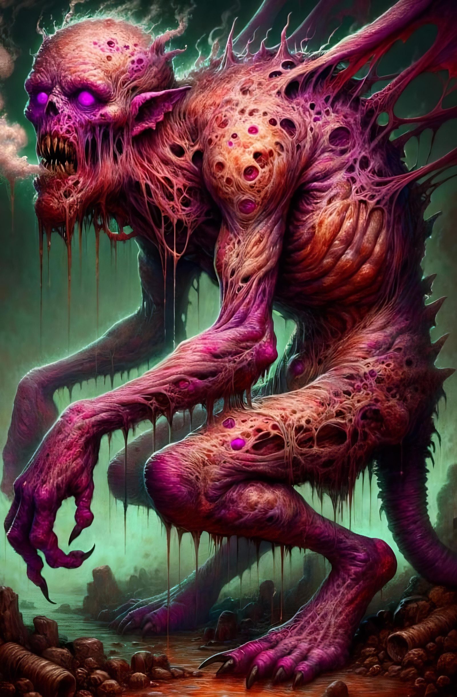 Vaporighu: Grotesque Netherworld Monster