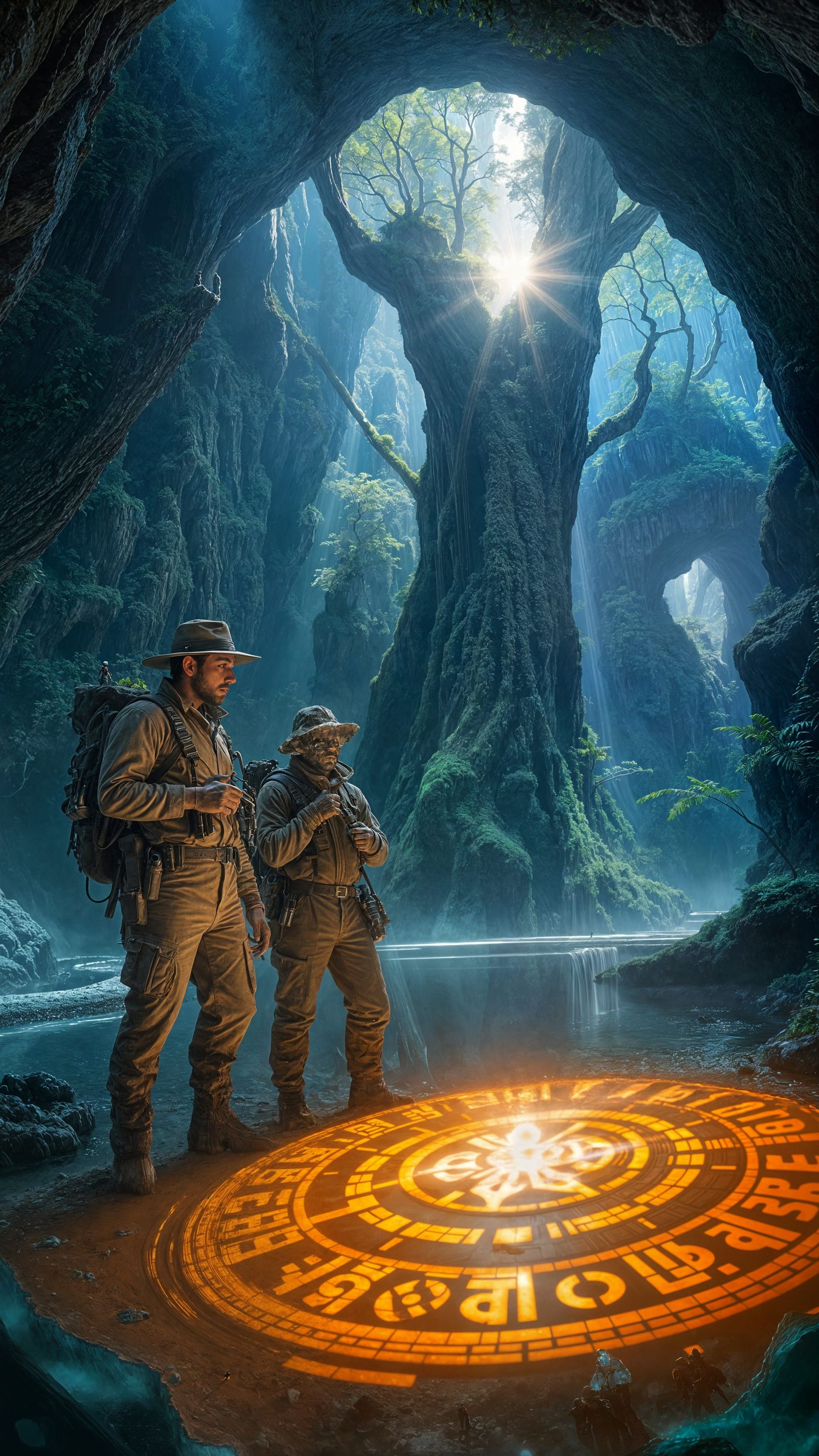 Ancient Alien Artifact Unveiled in a Majestic Cave