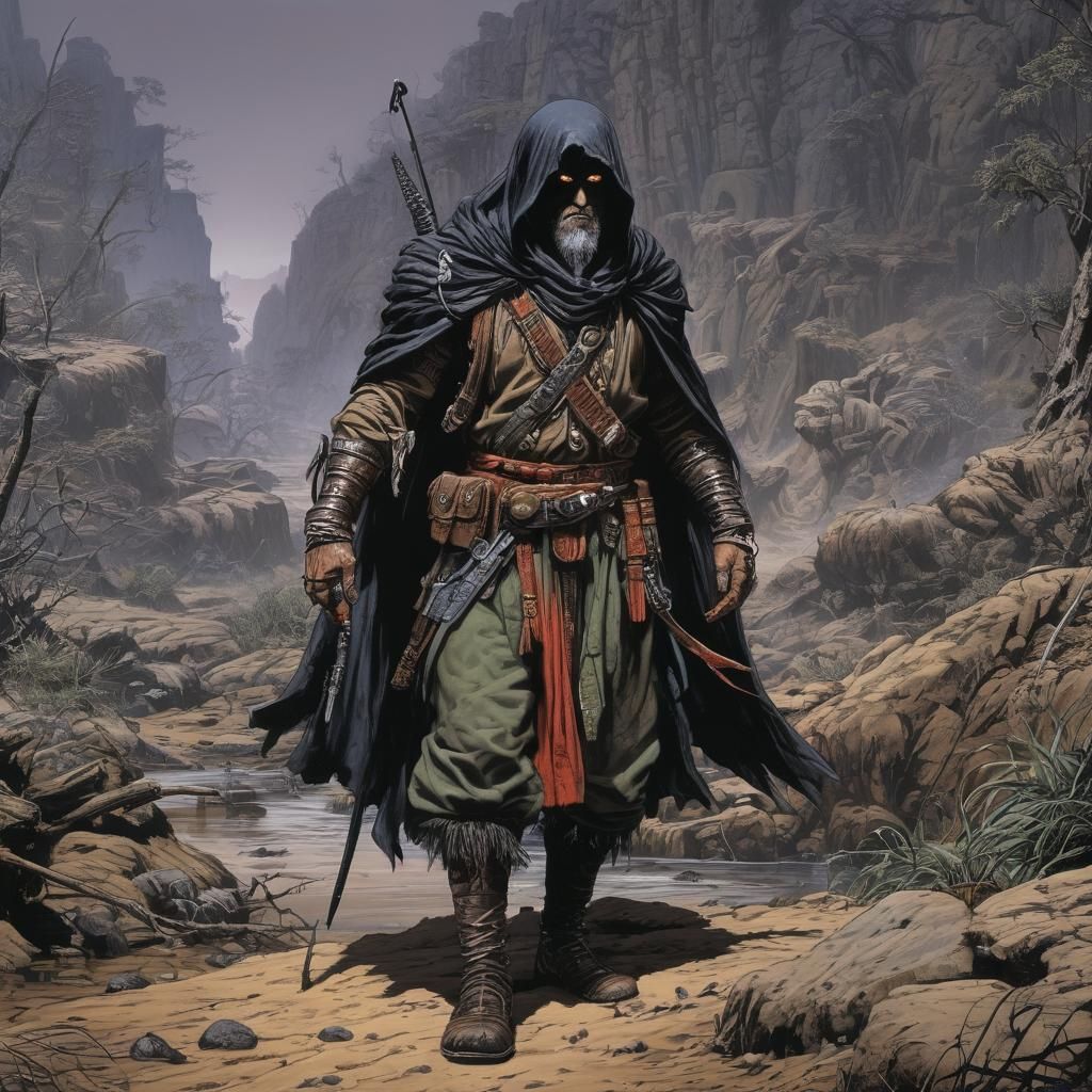 Grimdark Image in a Hyperrealistic Style