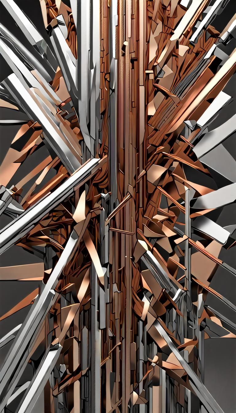 Geometric 3D Sculpture of Self-Improvement