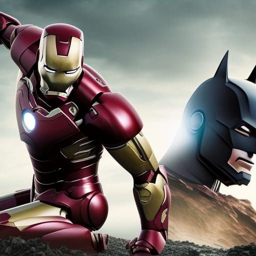 Ironman batman 4k photo, best dualité, great quality, amazin...