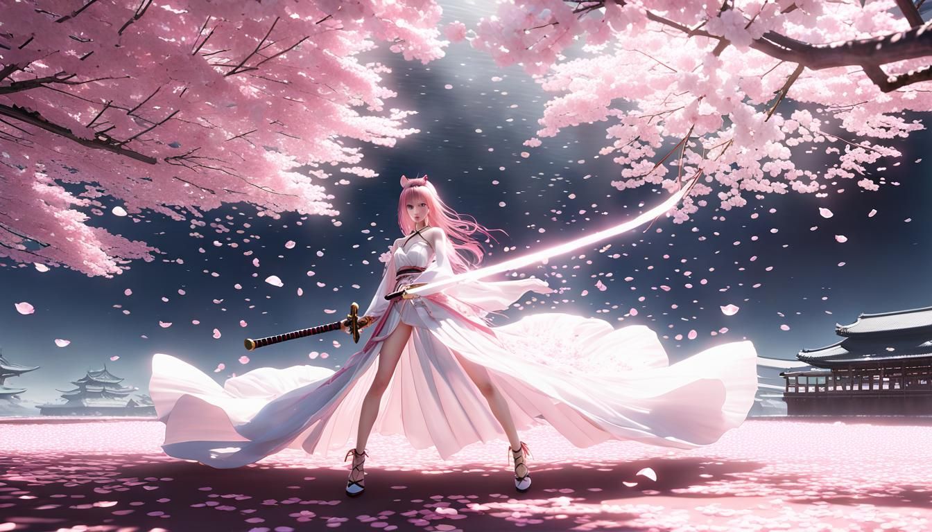 Cherry Blossom Samurai Concept Art