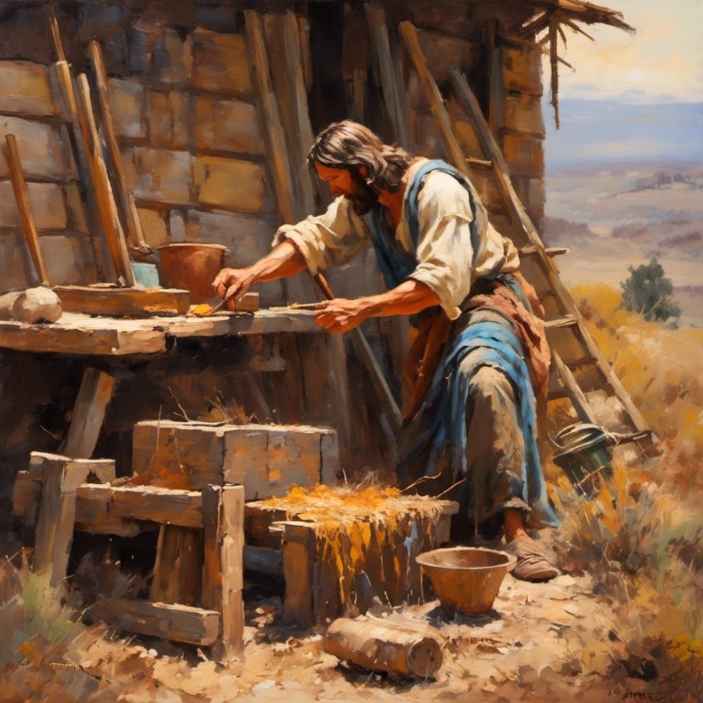 JESUS is a carpenter