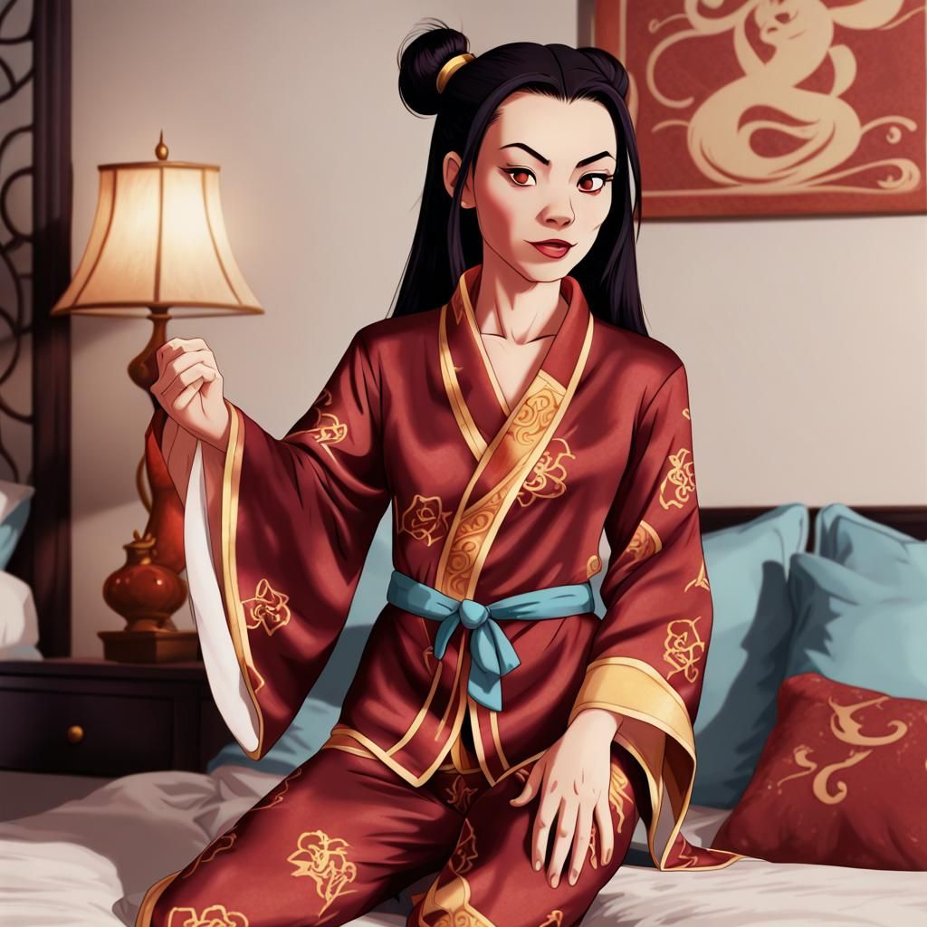 Princess Azula in Pajamas, Disney Style