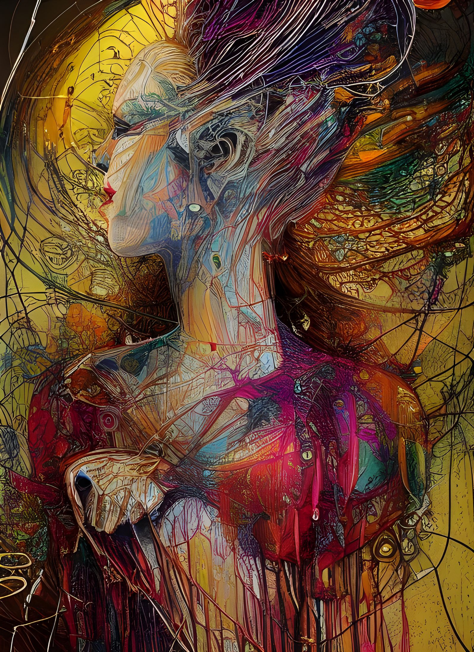 Good Night World: A Hypermaximalist Digital Painting