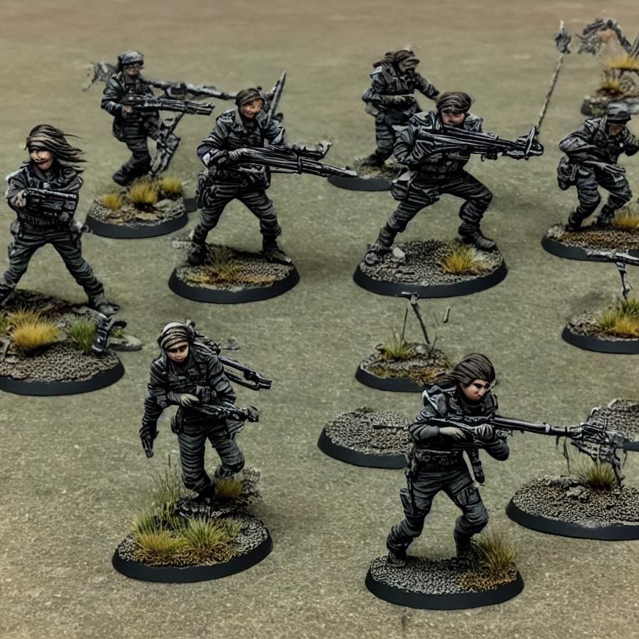 Eldritch Dystopian Woman General: Signature Art