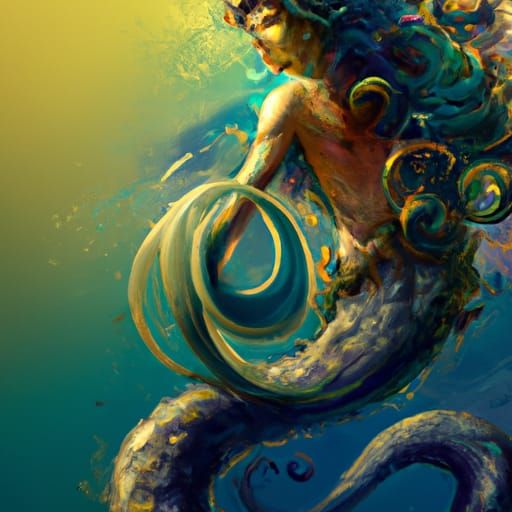 Caribbean Siren Portrait in Hyperdetailed Digital Art
