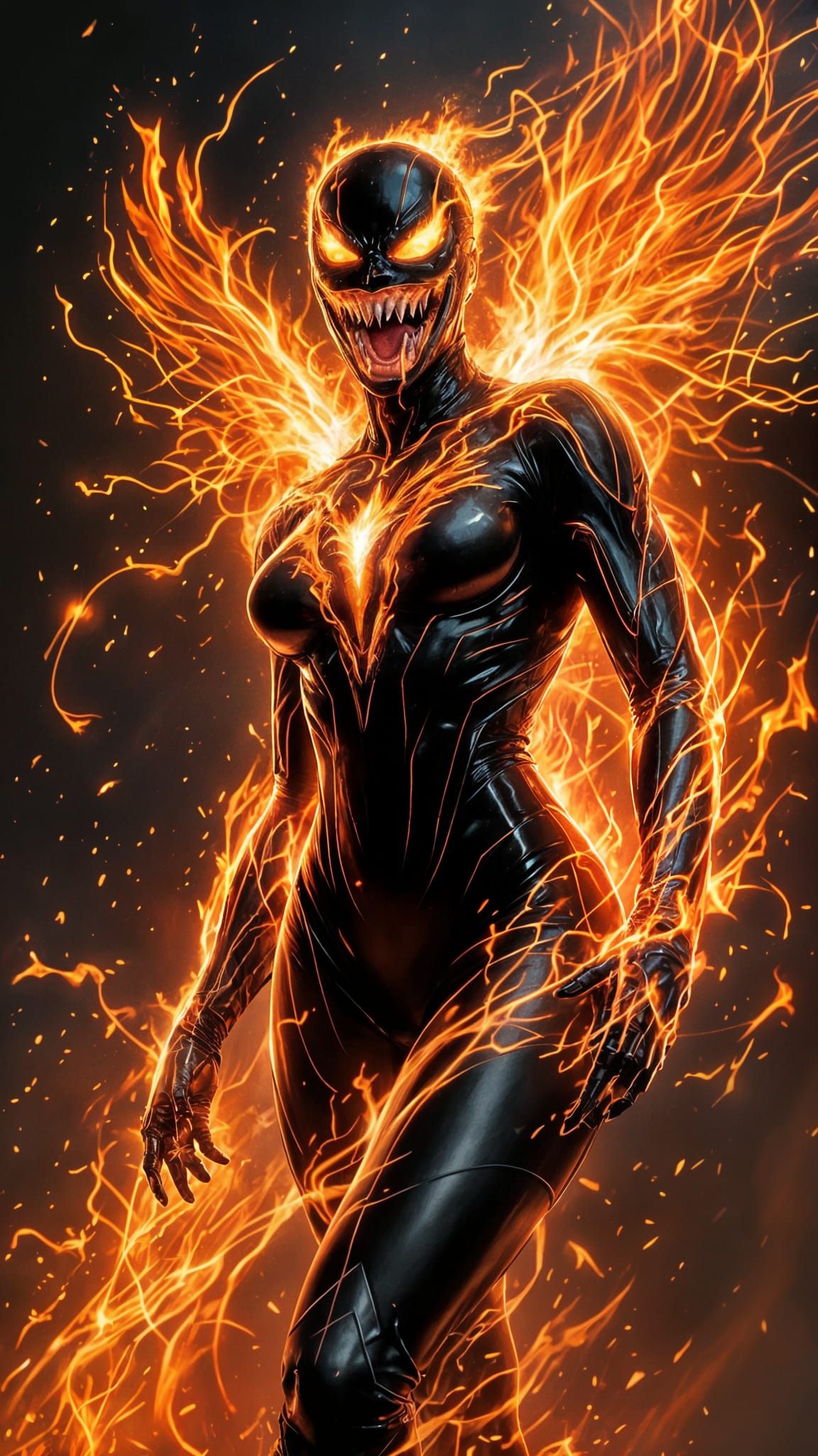 Cosmic Phoenix Empress Unleashes Fiery Fury