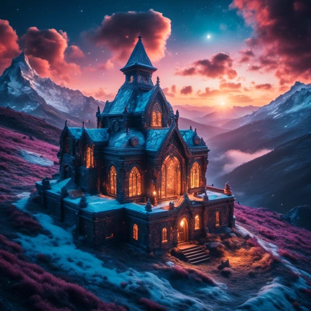 Synagogue on Alien Planet in Nordic Region