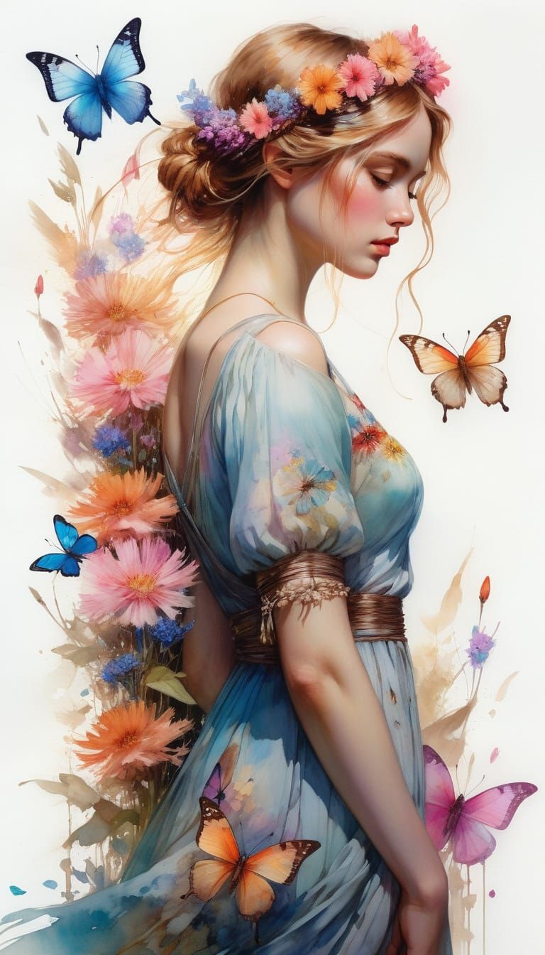 The beauty we see,  we see with our Eyes!