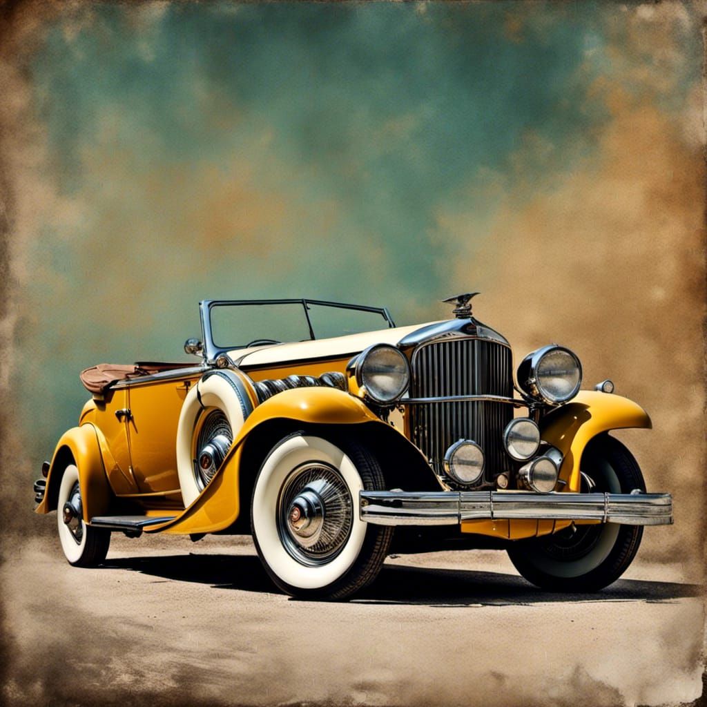 1935 Duesenberg SJN Convertible in Vintage Style