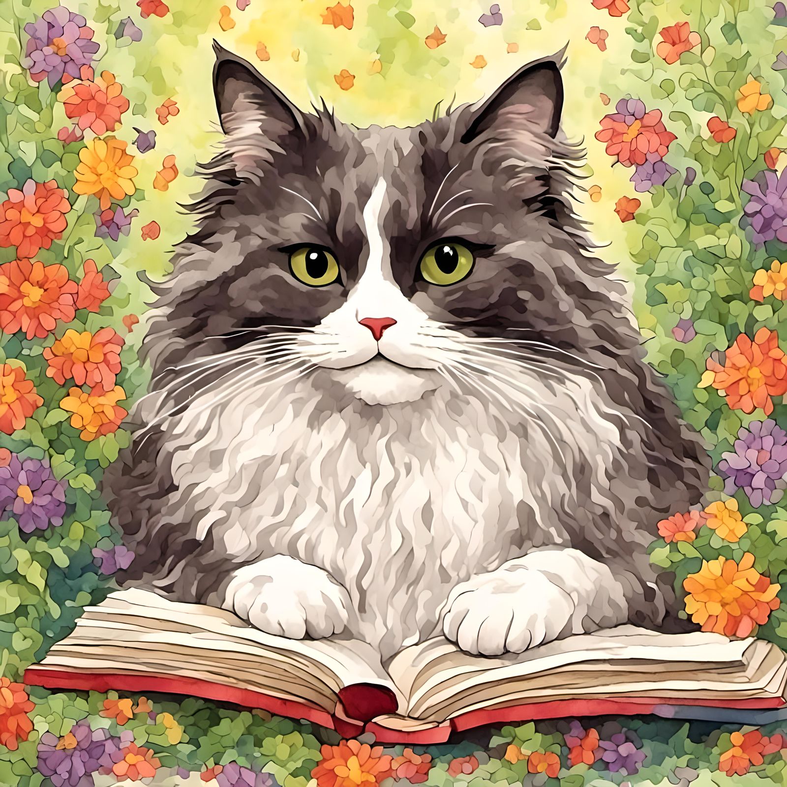 Wholesome Storybook Illustration of Goji