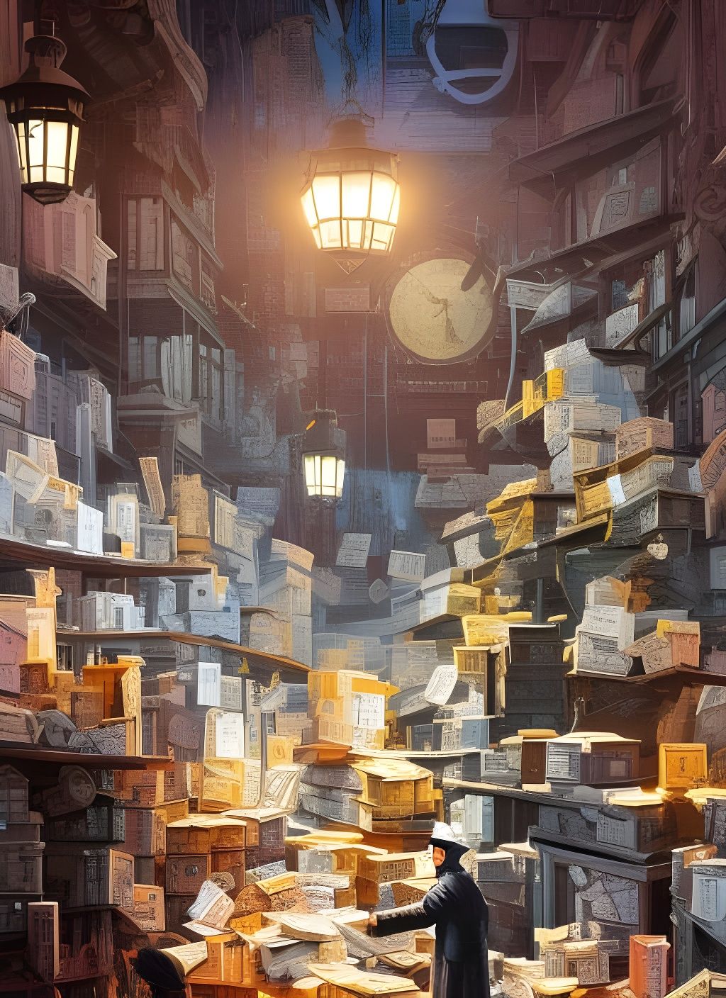 Stamp Man: A Gritty Watercolor Masterpiece