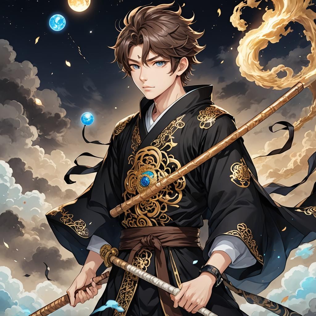 Handsome High School God on Cosmic Cloud