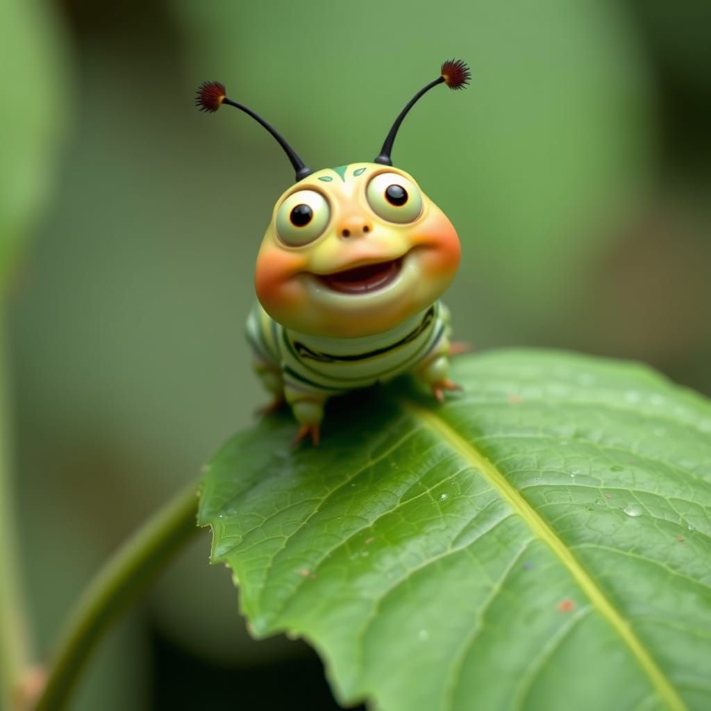 Excited Caterpillar 1
