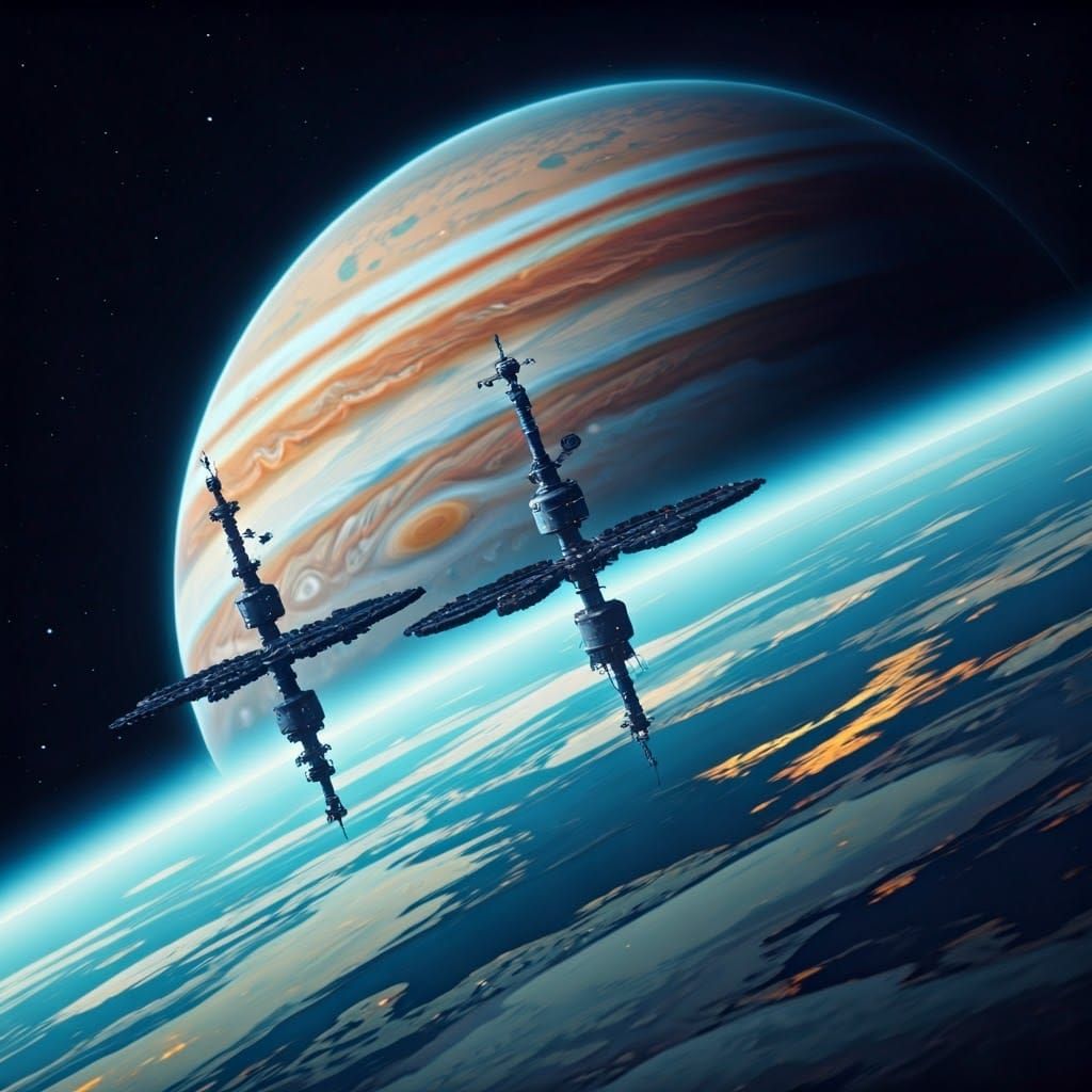 Cosmic Terraforming in Vibrant Colors