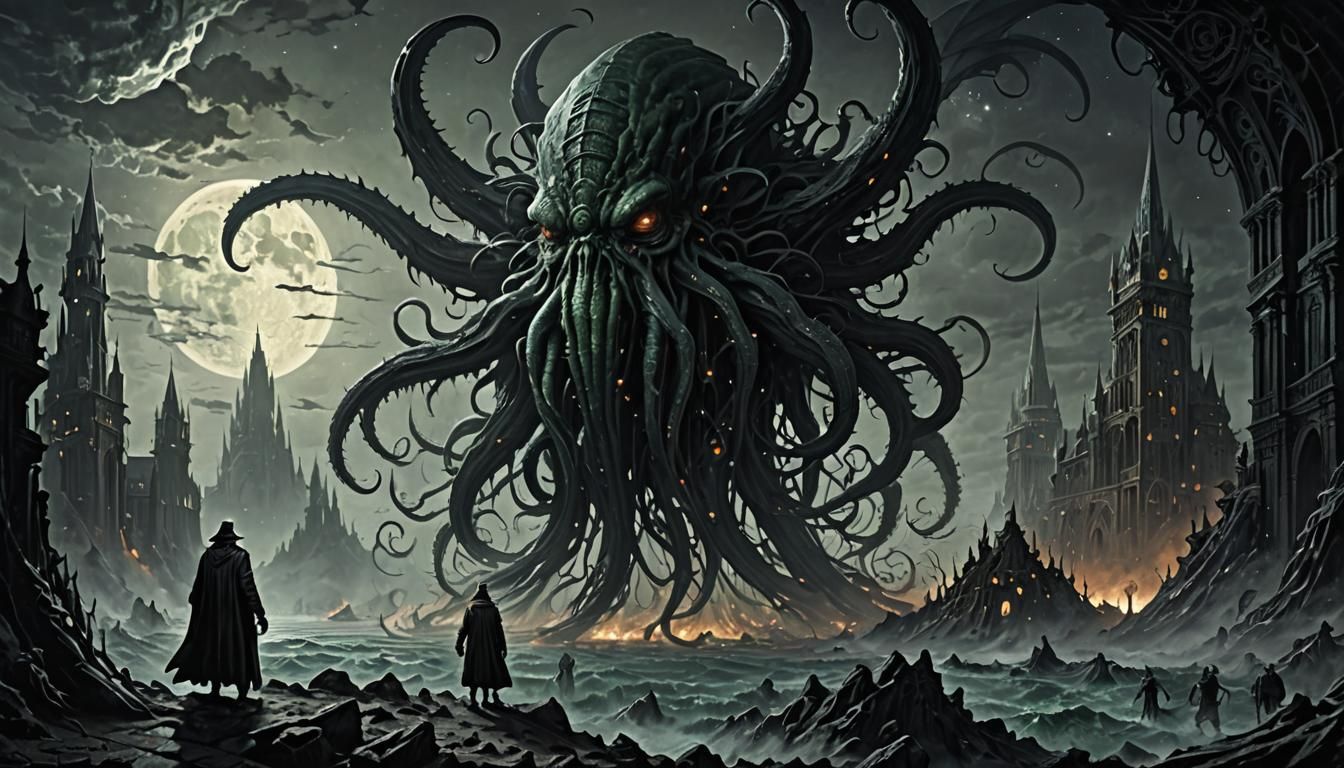 Cthulhu Emerges from the Void