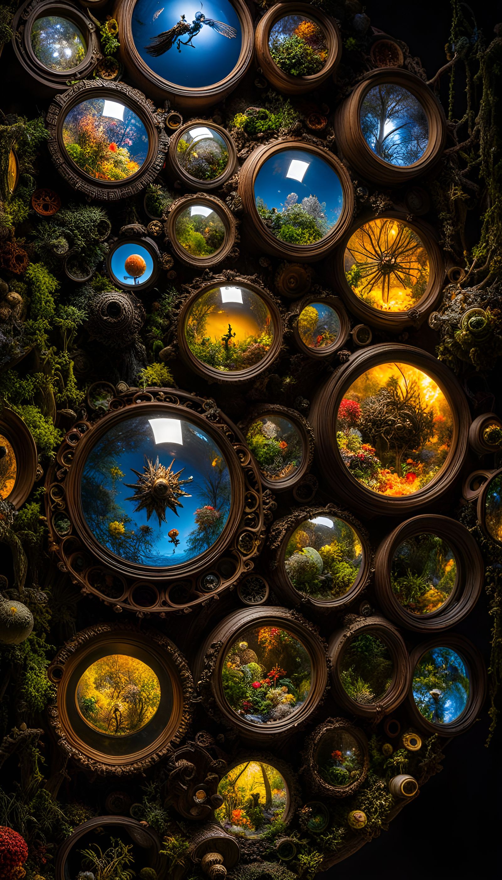 Intricate Nature Mechanisms, a Surreal Image