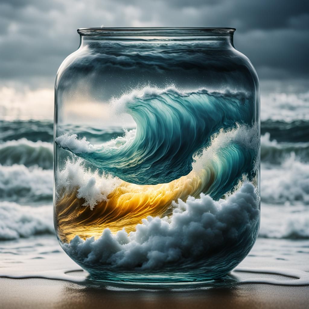 Storm Trapped: Surreal Macro Photography in Glass