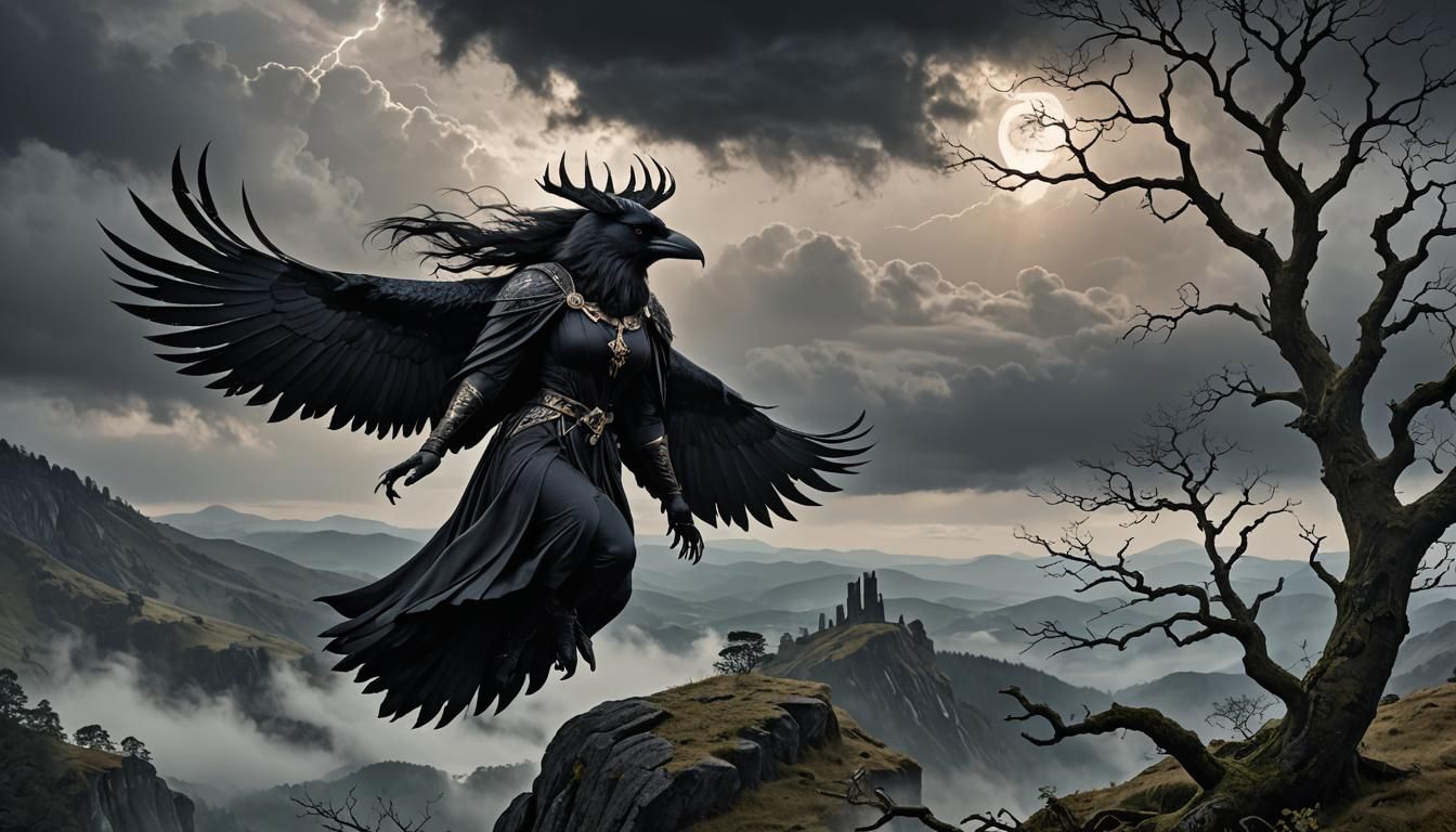 Morrigan and Cernunnos: Gods of Nature and Fate