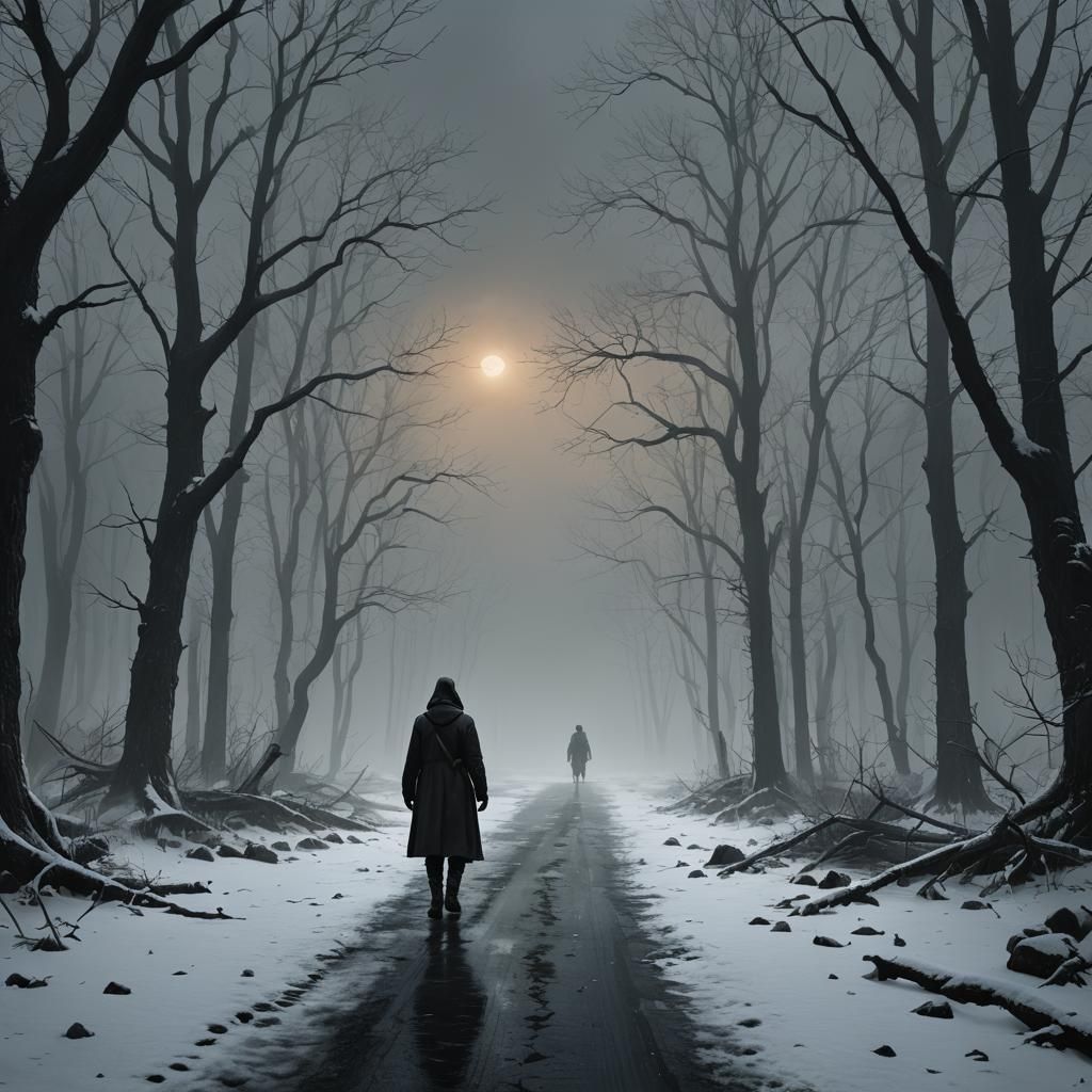 Dark Fantasy Echo of Hope in Hyperdetailed Art