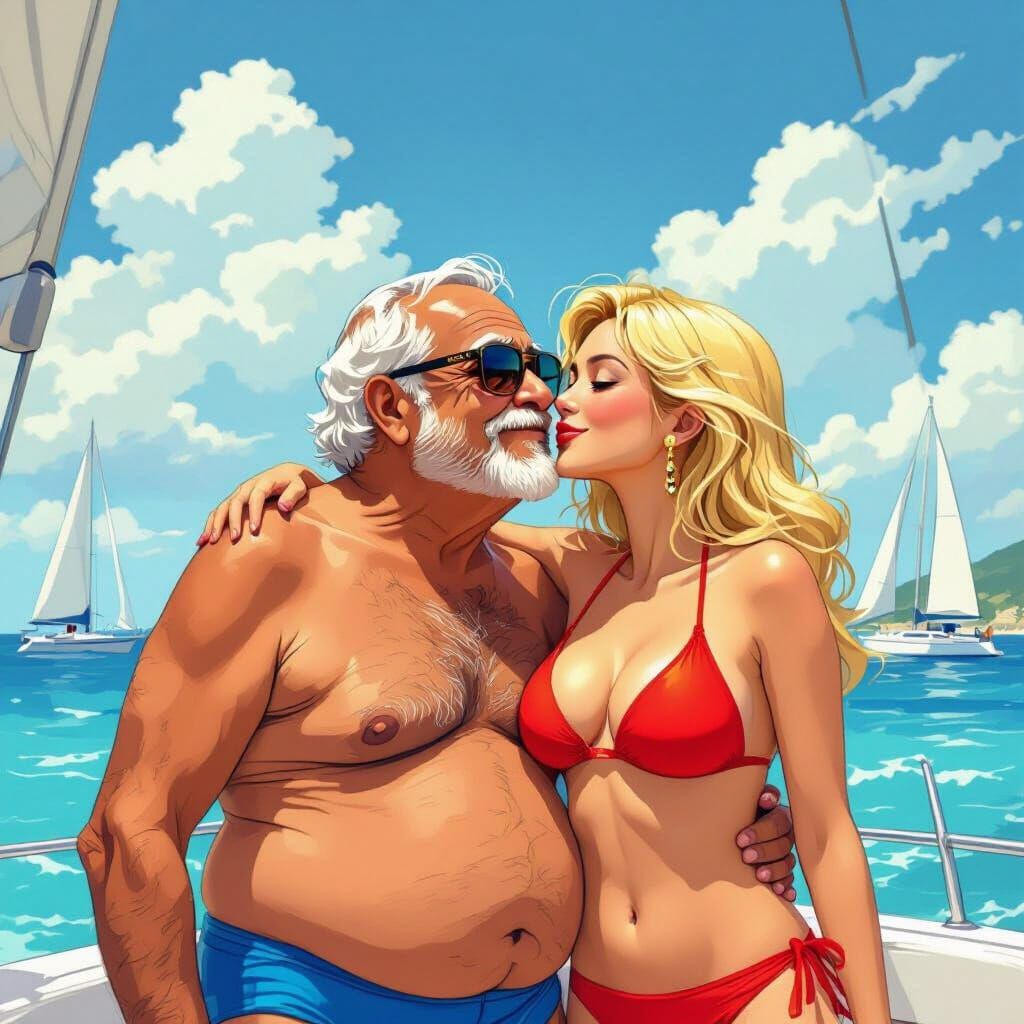 Kissing on a Yacht: Anime-Inspired Summer Romance