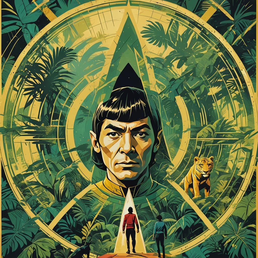 Star Trek Jungle Book Mashup Movie Poster