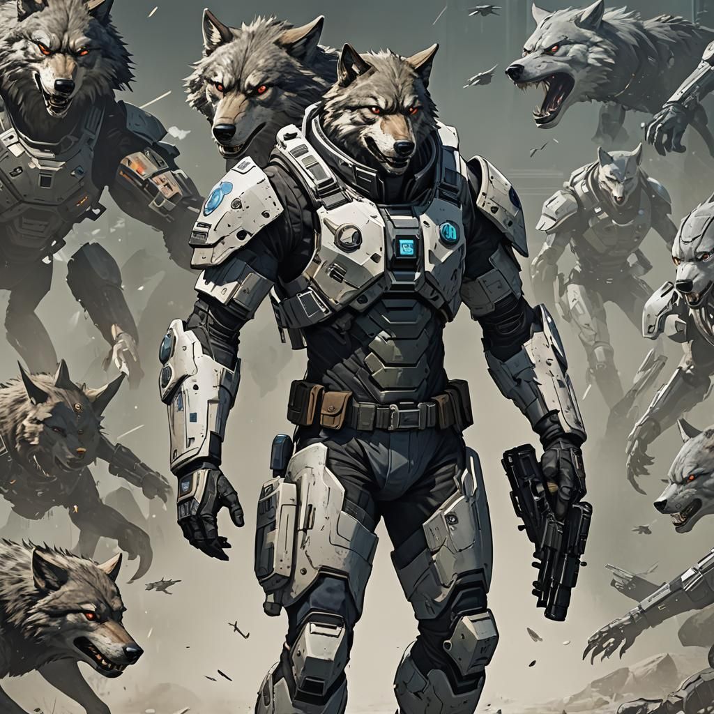 The Astounding Wolf-Man in the future!