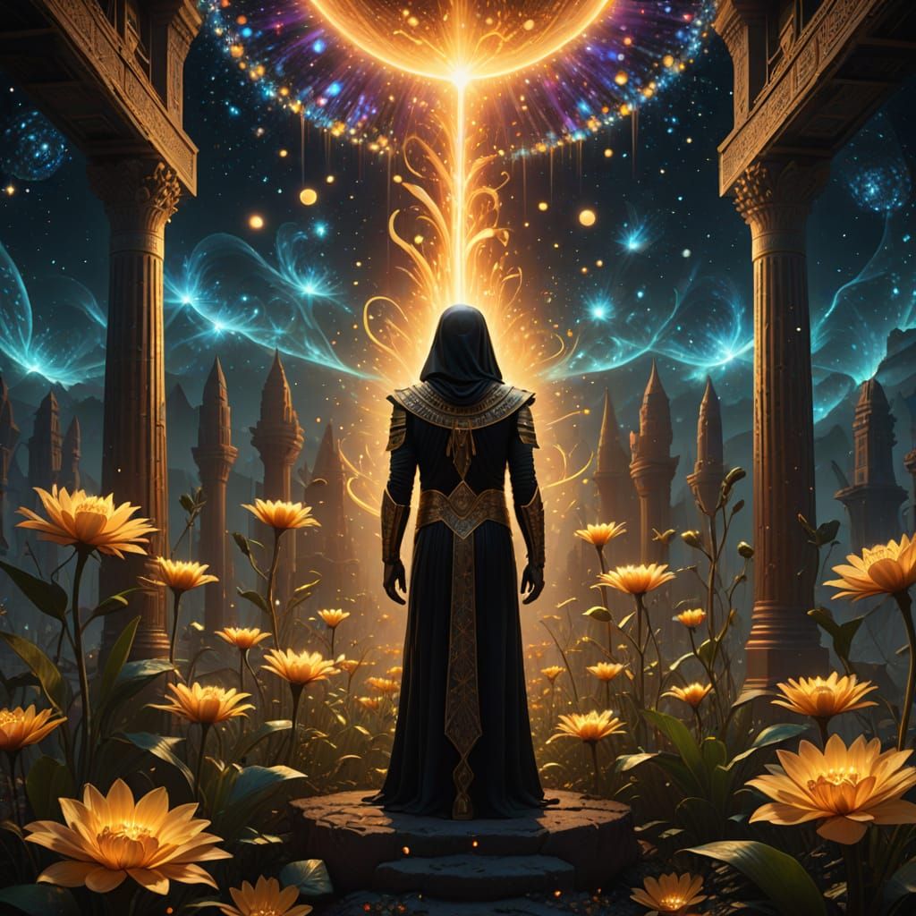 Neo-Egyptian Cosmic Rebirth of Blooming Stars