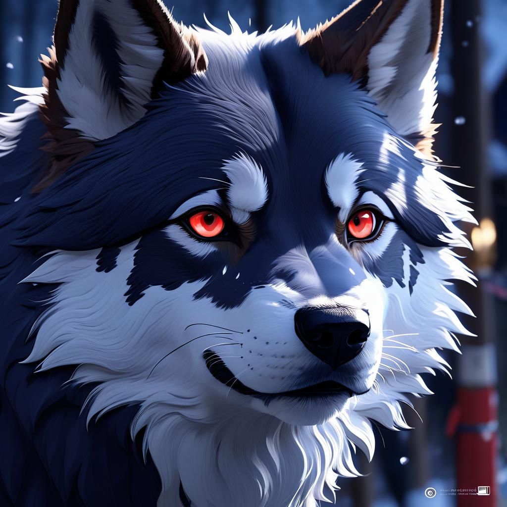 Balto in 3D Anime Art Style