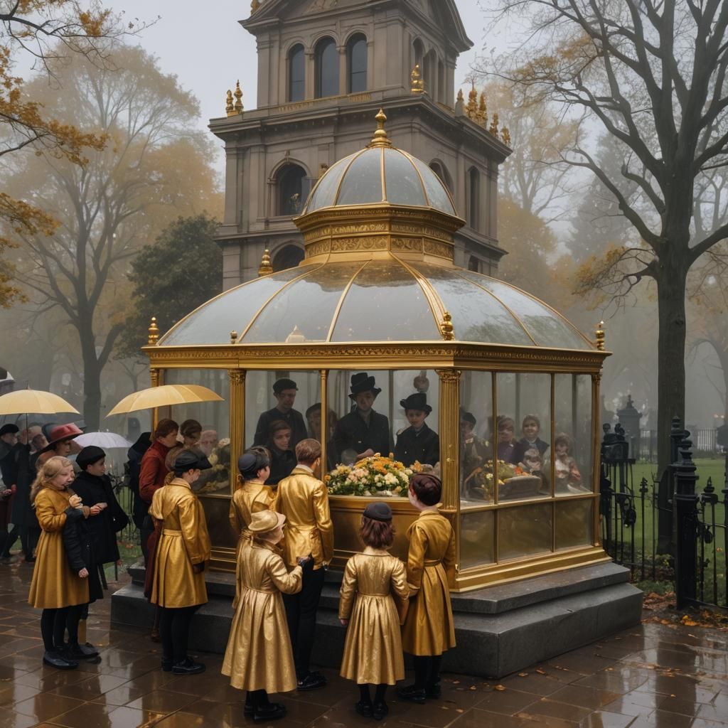 Victorian Children's Funeral for Mary Poppins