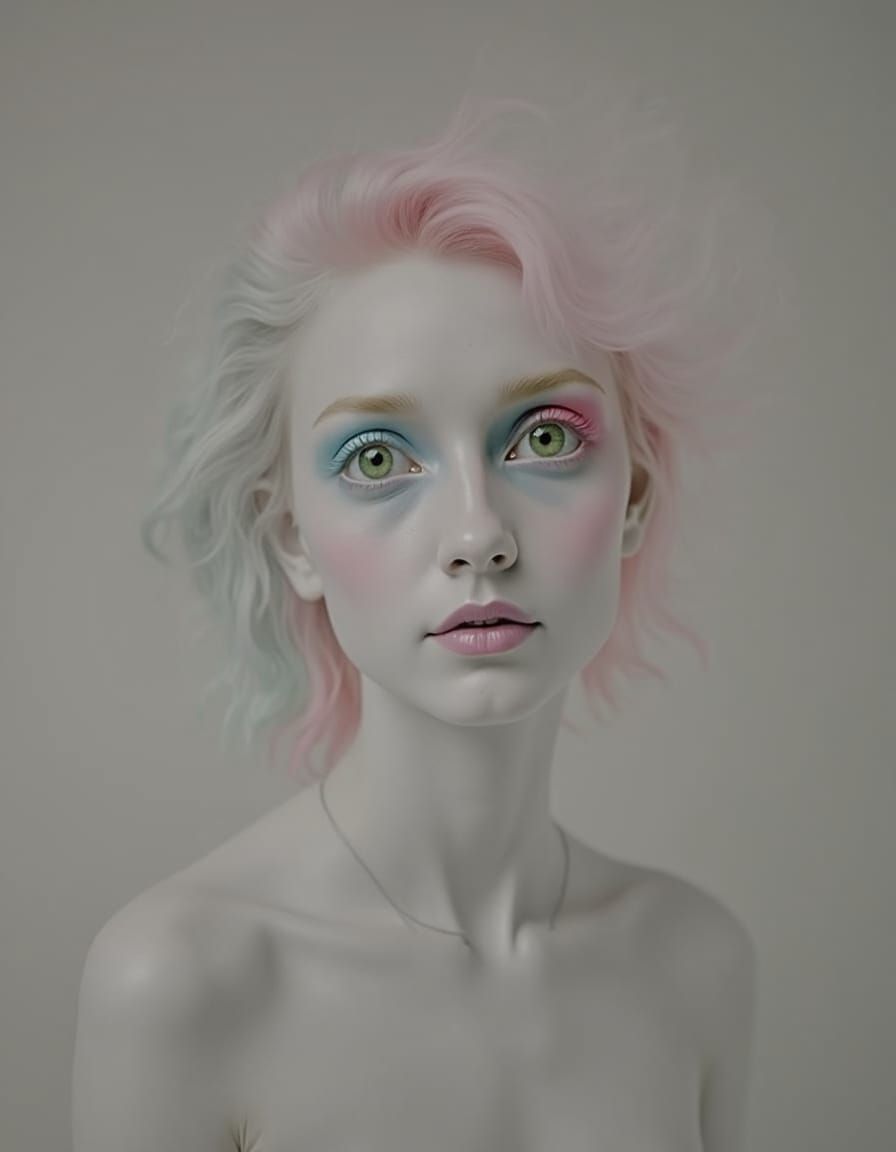 Mystic Woman Portrait in Digital Illustration