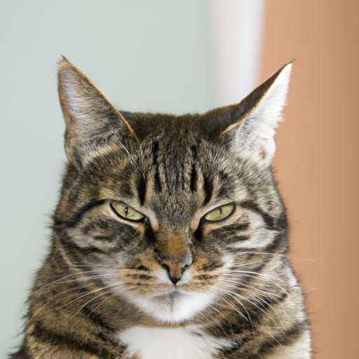 Scheming Cat with Raised Eyebrow