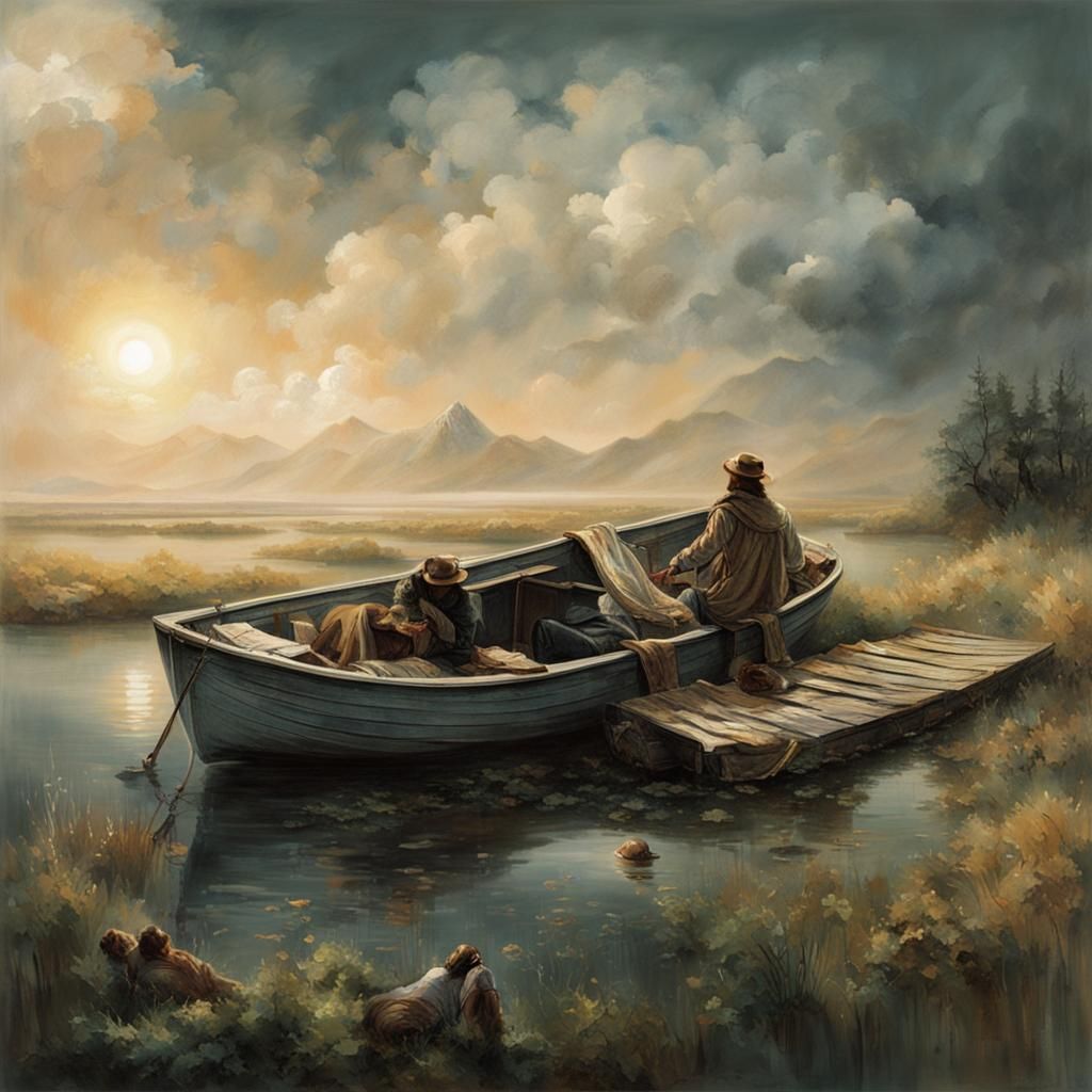 Surreal Baby Face: Crying and Laughing Portrait