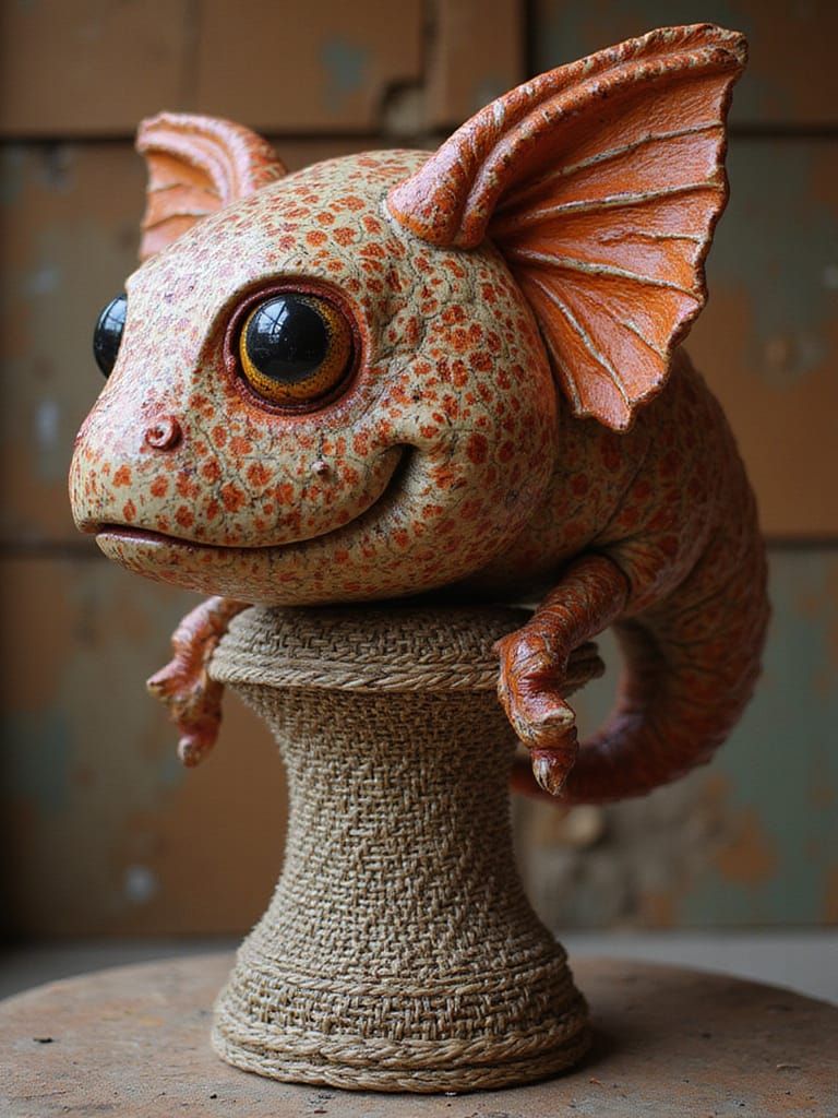 Hydnora Sculptural Assemblage Decorative Brimstone, Hellcore...