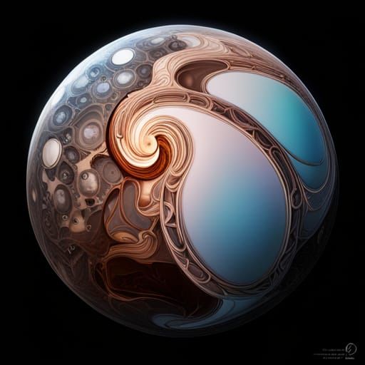 Futuristic Sci-Fi Pluto in Aquarius
