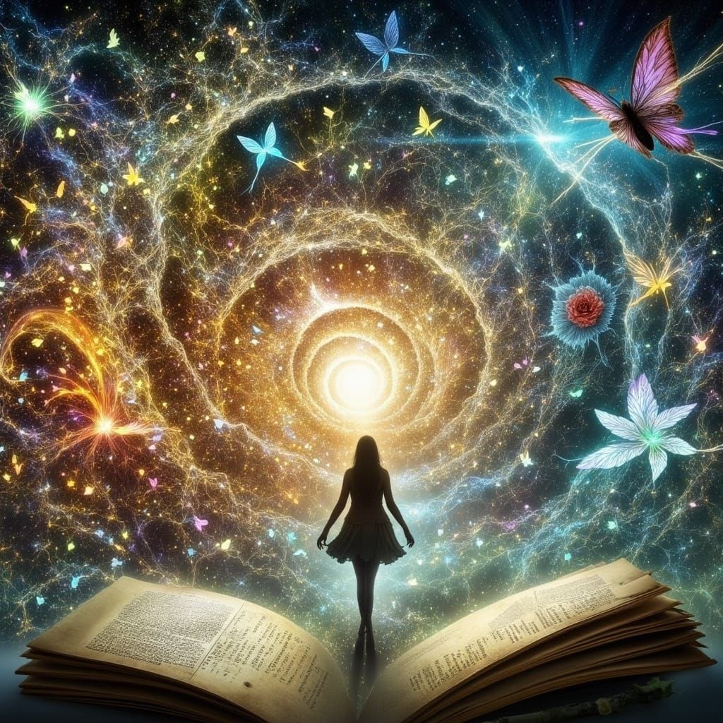 Mystical Gateway to the Unknown in Ethereal Light