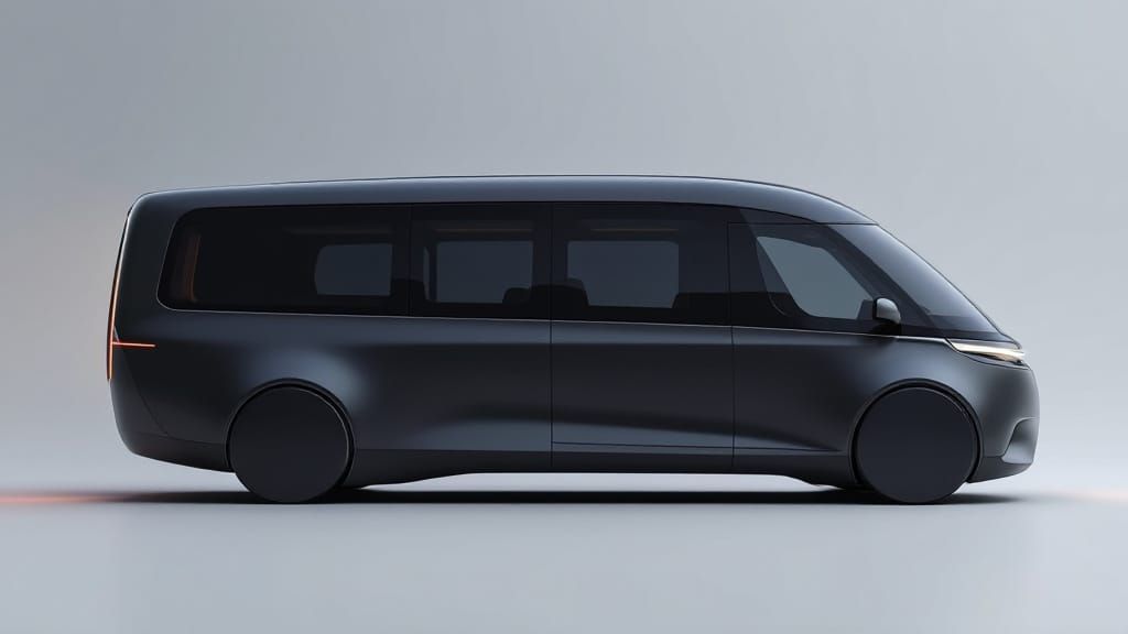Futuristic Voyager Campervan: Seamless Aerodynamic Design
