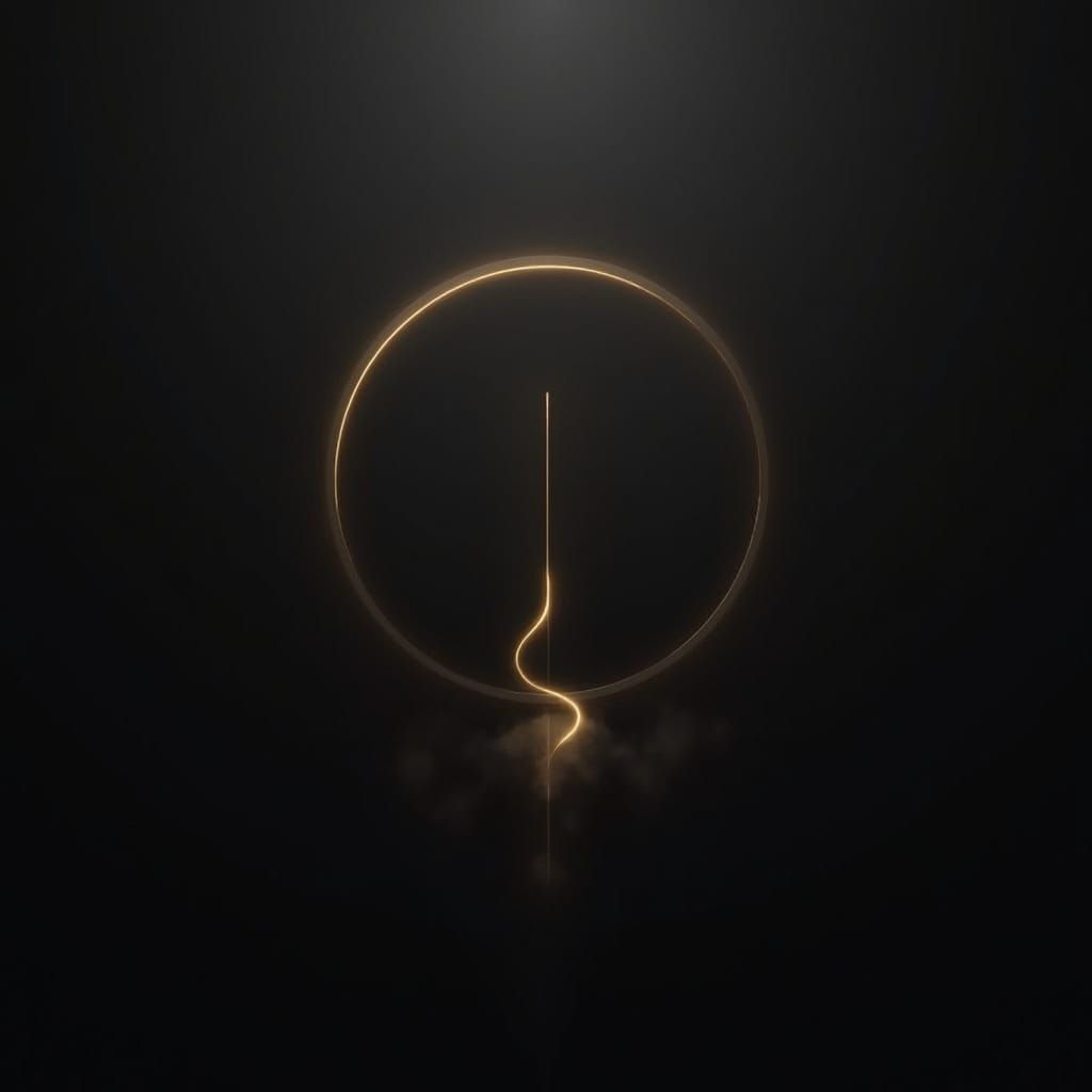Minimalist Golden Circle Instagram Highlight Cover