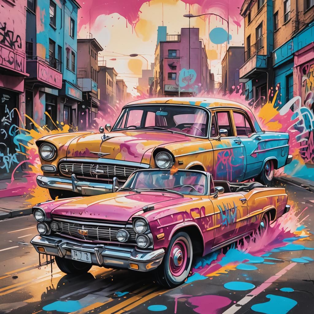 Ra and Atlanna's Graffiti Art Sunday Drive