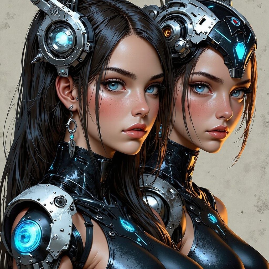Mecha twins