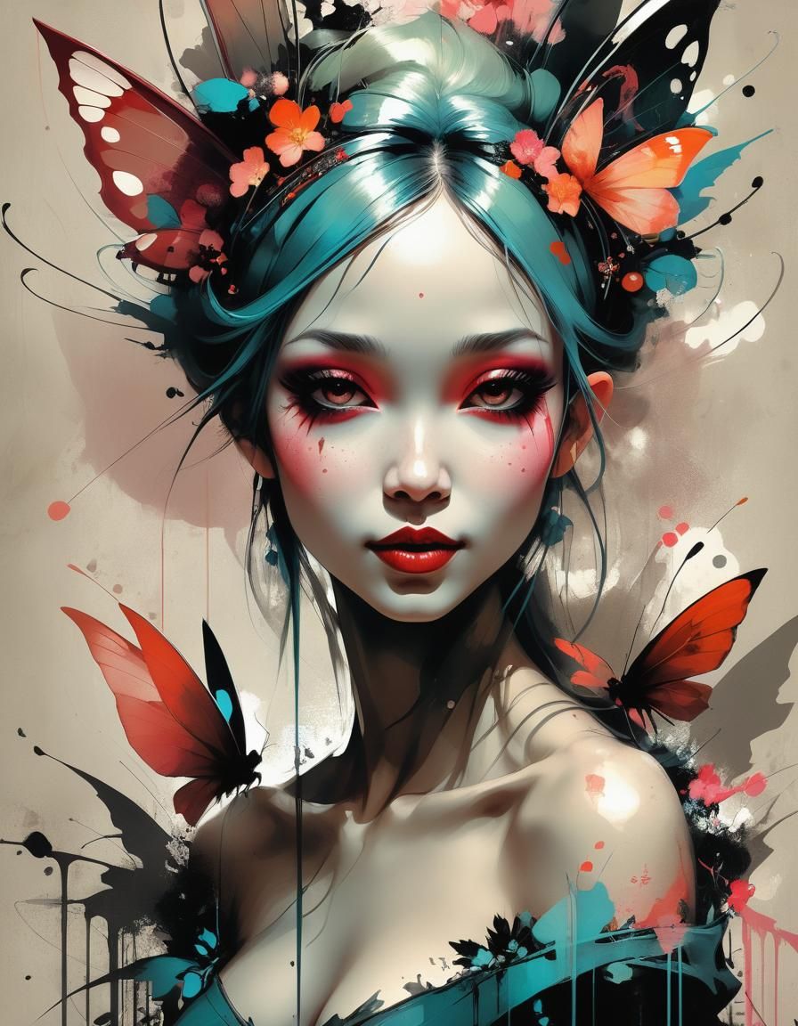 Butterfly girl