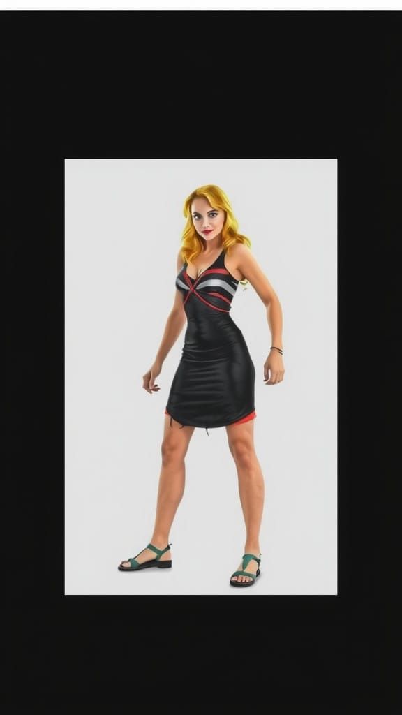 Mischief Maiden in Cartoon Chaos